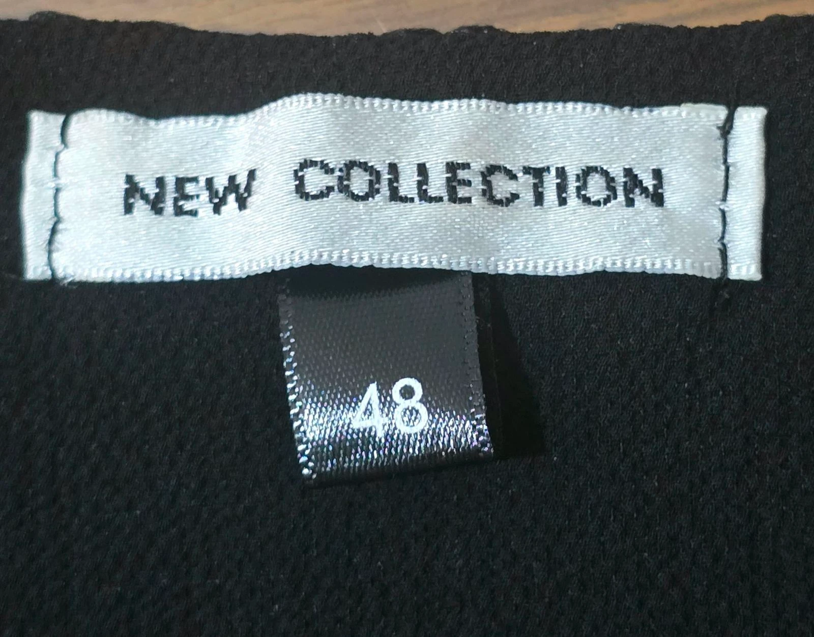 Black blouse with double-layer lace – photo 4
